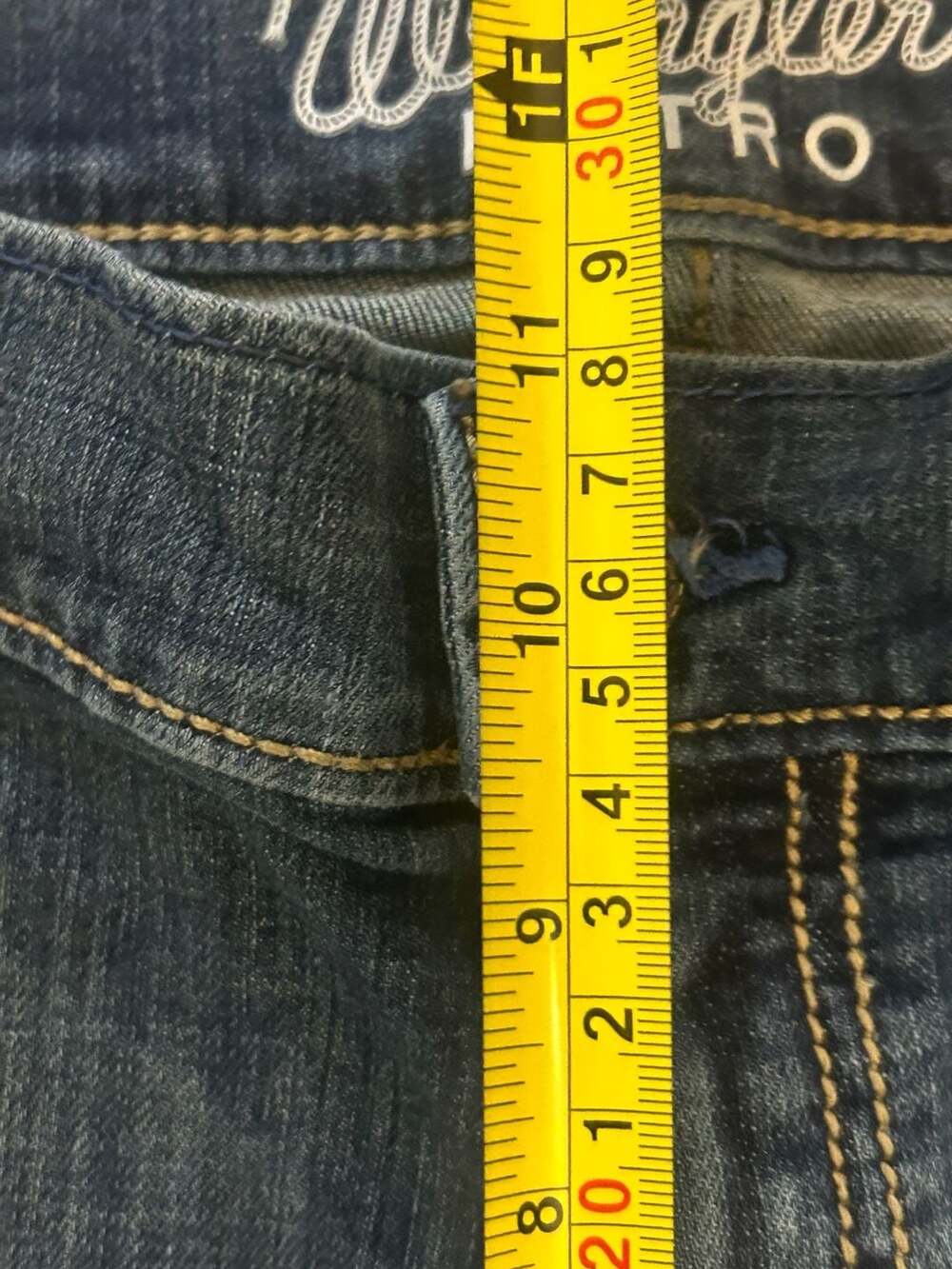 Wrangler Retro Slim Boot Cut Denim Jeans 36x32 - Picture 5 of 9
